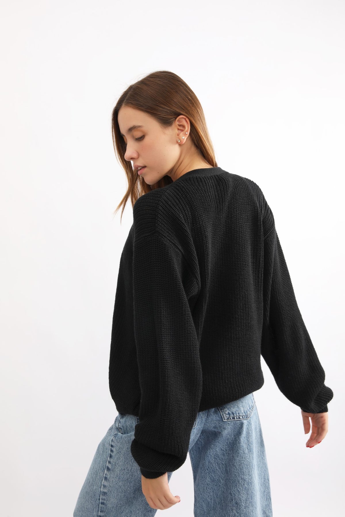 Chompa para Mujer DVK SWEATER BASIC SWEATER NGR