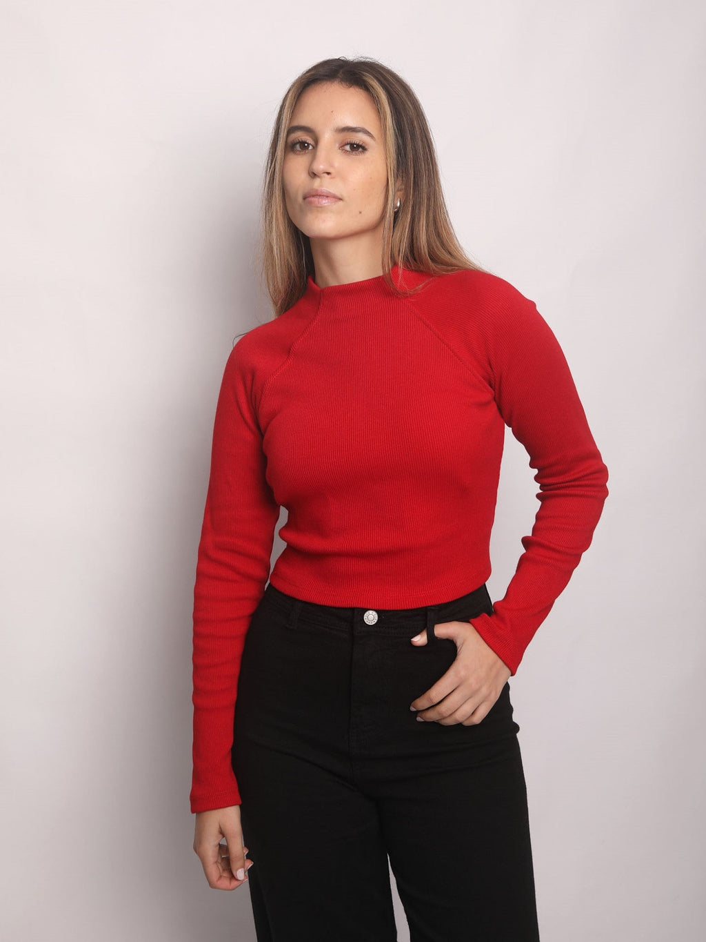 Top para Mujer DVK TOP LS VERA TOP ROJ
