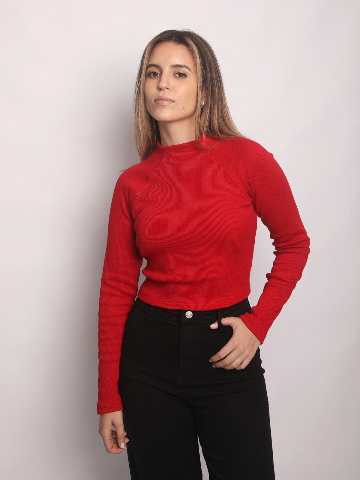 Top para Mujer DVK TOP LS VERA TOP ROJ