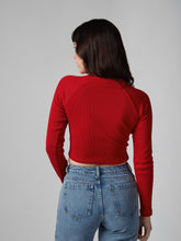 Cargar imagen en el visor de la galería, Top para Mujer DVK TOP LS VERA TOP ROJ
