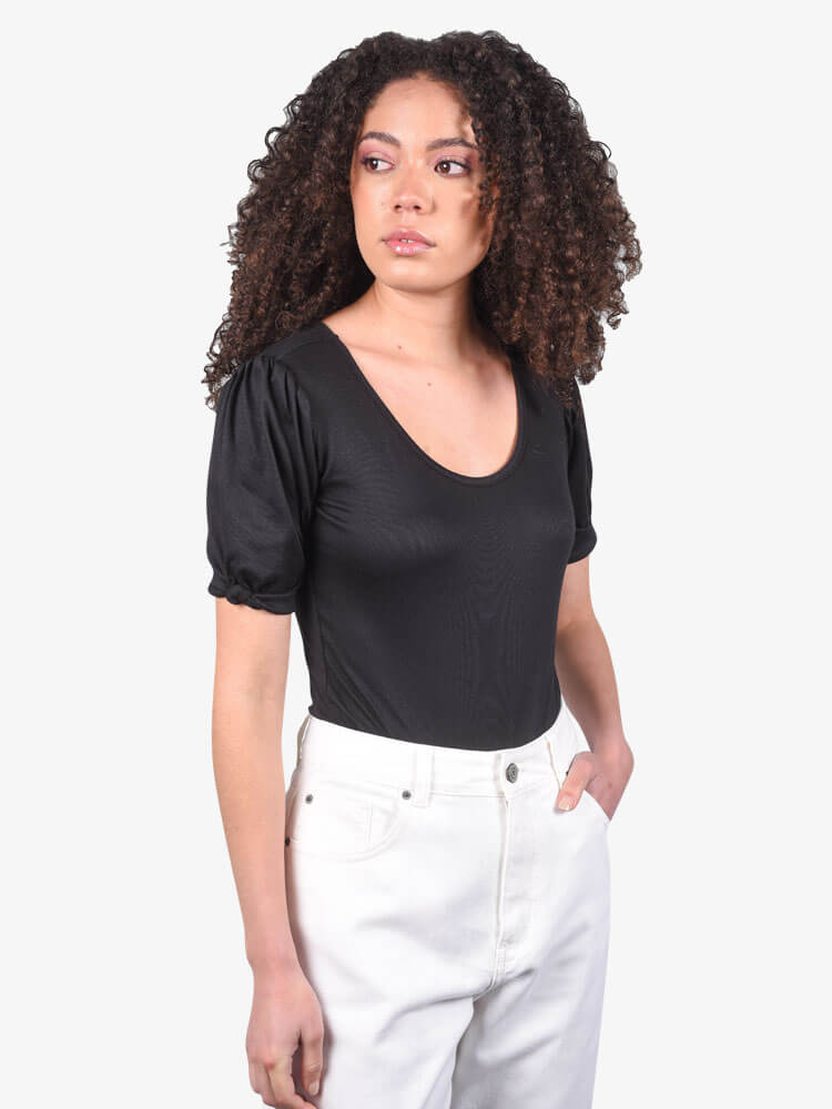 Polo para Mujer DVK MANGA CORTA BRIANA NGR