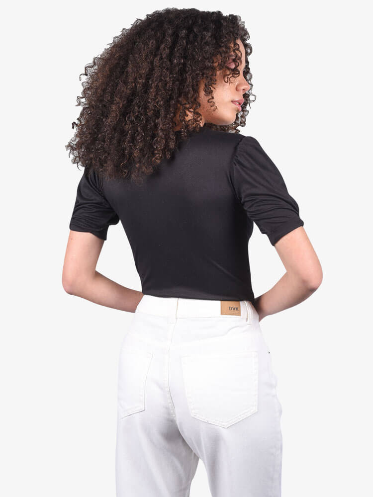 Polo para Mujer DVK MANGA CORTA BRIANA NGR