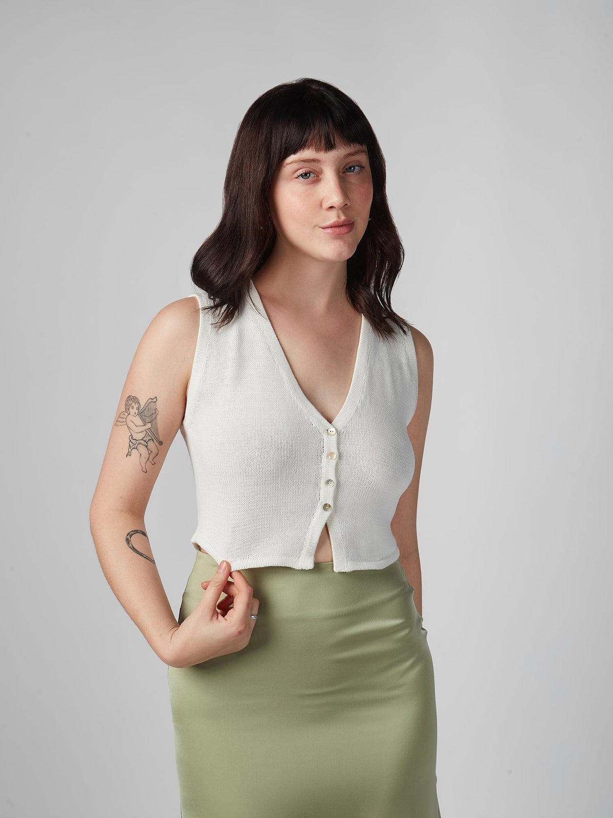 Top para Mujer DVK MODA LUCKY KNIT VEST HUE