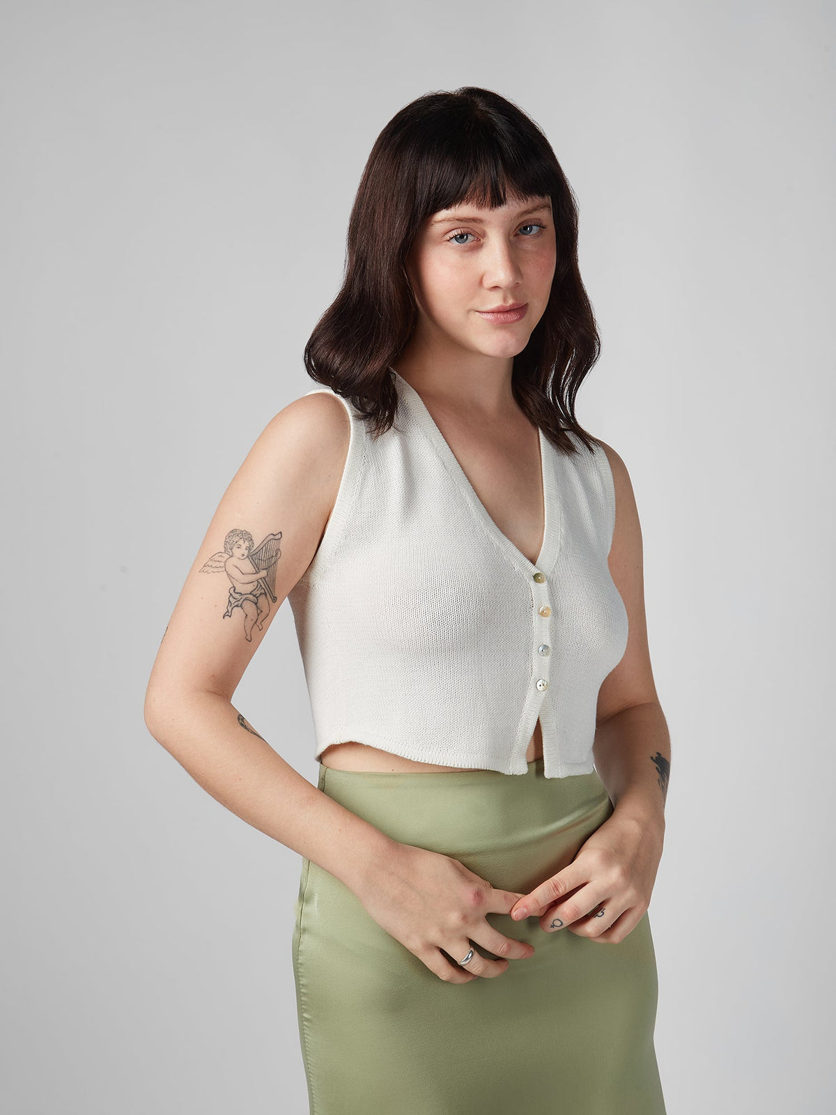Top para Mujer DVK MODA LUCKY KNIT VEST HUE