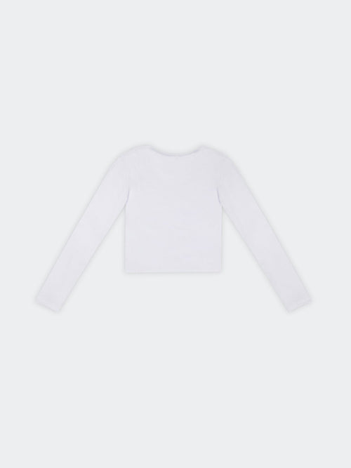 Top Manga Larga para Mujer DVK SOUR TOP LS DV-TO-00063 WHT