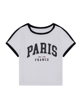 Cargar imagen en el visor de la galería, Polo para Mujer DVK BABY TEE PARIS BABY TEE AZR
