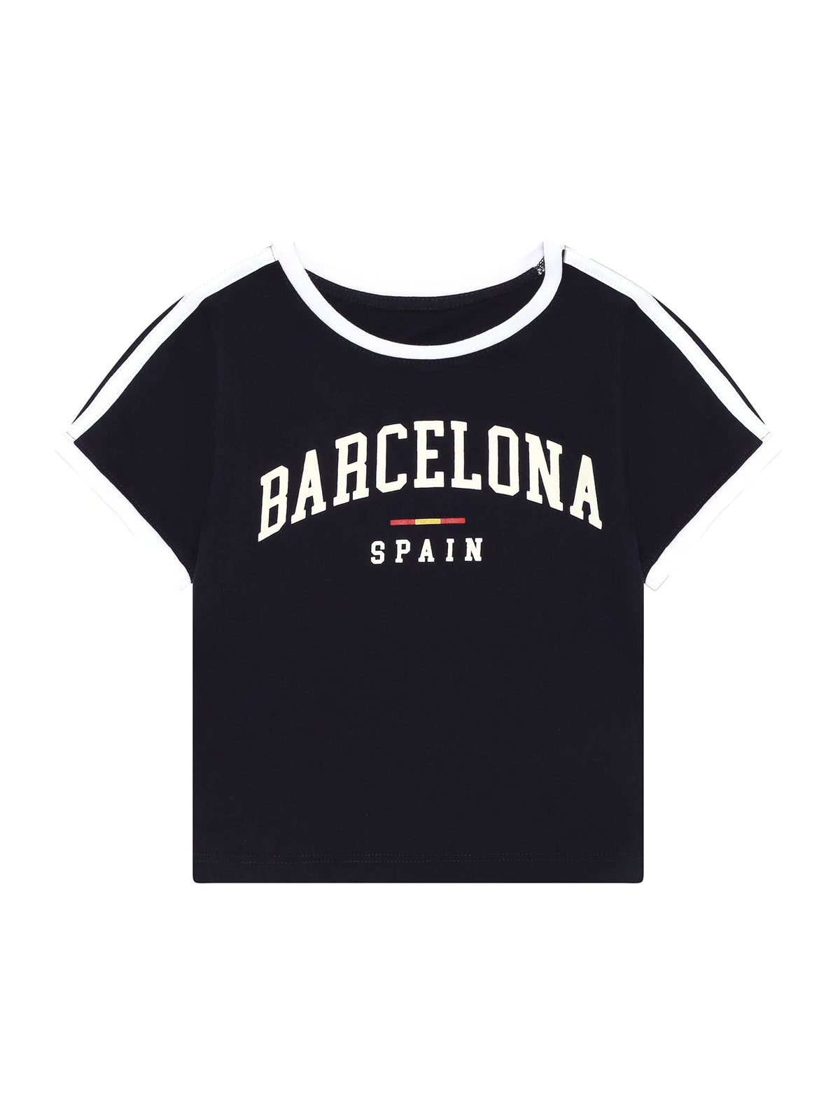 Polo para Mujer DVK BABY TEE BARCELONA BABY TEE NVY