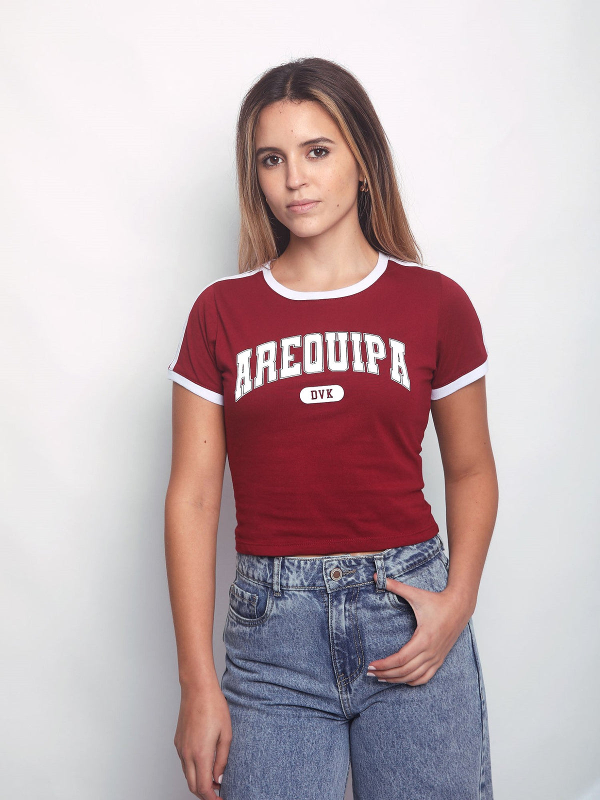 Polo para Mujer DVK BABY TEE AREQUIPA TEE GDA