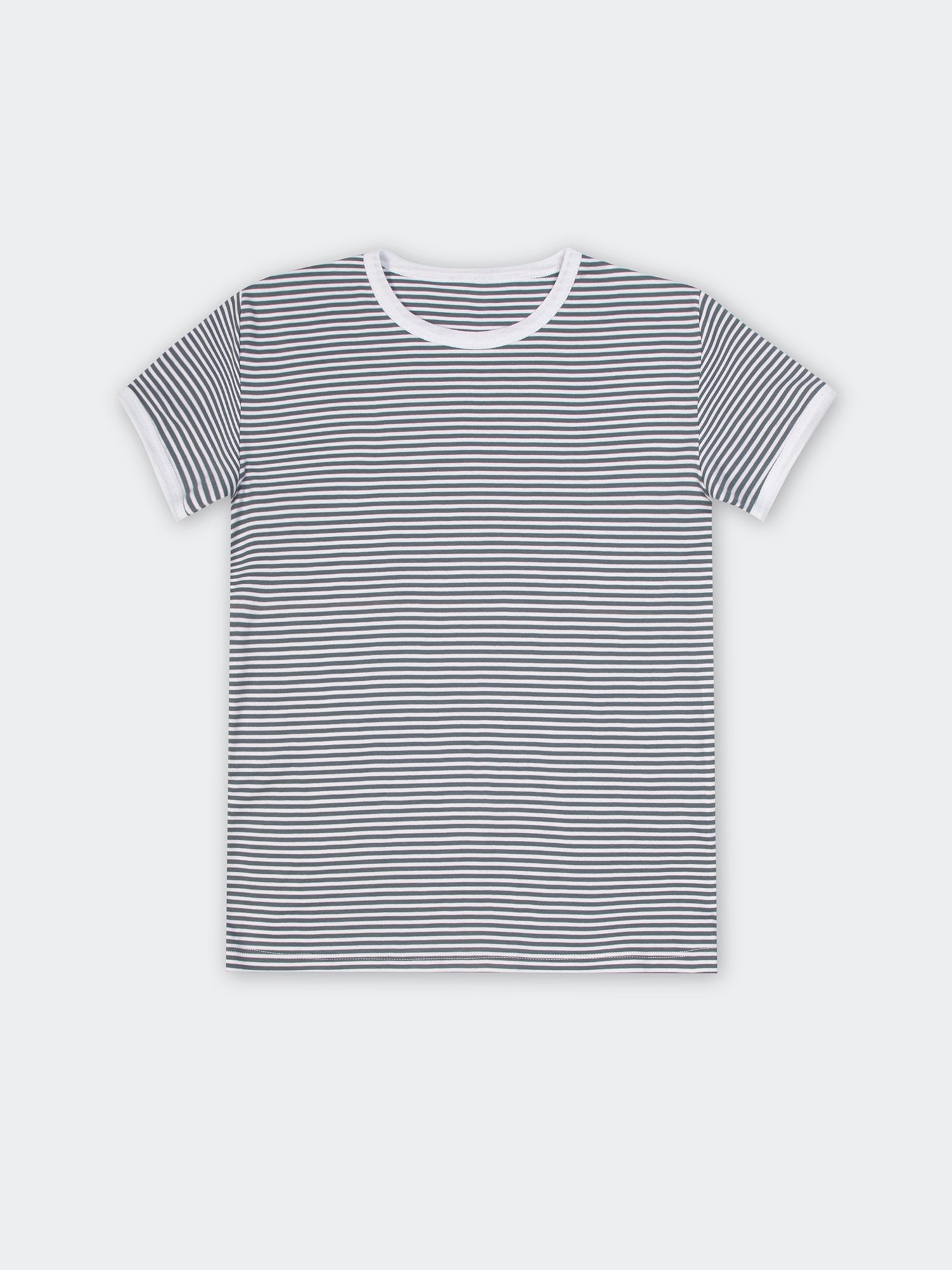 Polo para Mujer DVK RINGER STRIPED REGULAR TEE DV-TS-00067 GRY