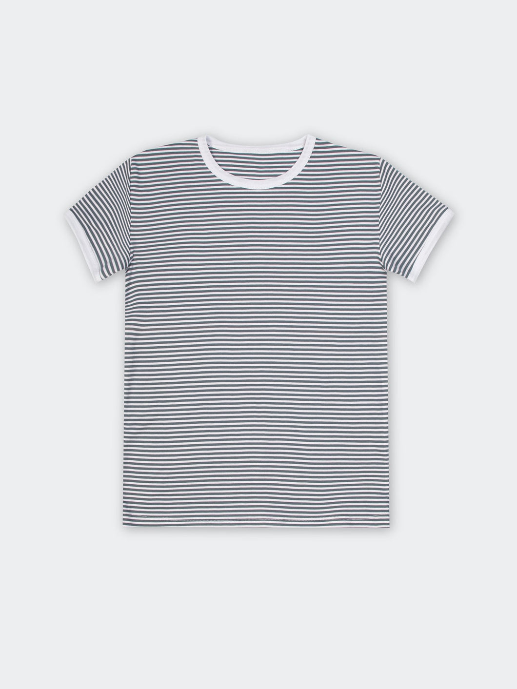 Polo para Mujer DVK RINGER STRIPED REGULAR TEE DV-TS-00067 GRY