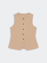 Cargar imagen en el visor de la galería, Chaleco para Mujer DVK ROYAL VEST DV-VE-00003 BEI
