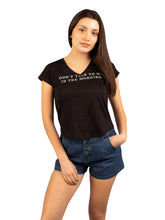 Cargar imagen en el visor de la galería, Polo para Mujer DVK T-SHIRT SONORA NEGRO
