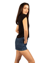 Cargar imagen en el visor de la galería, Polo para Mujer DVK T-SHIRT SONORA NEGRO
