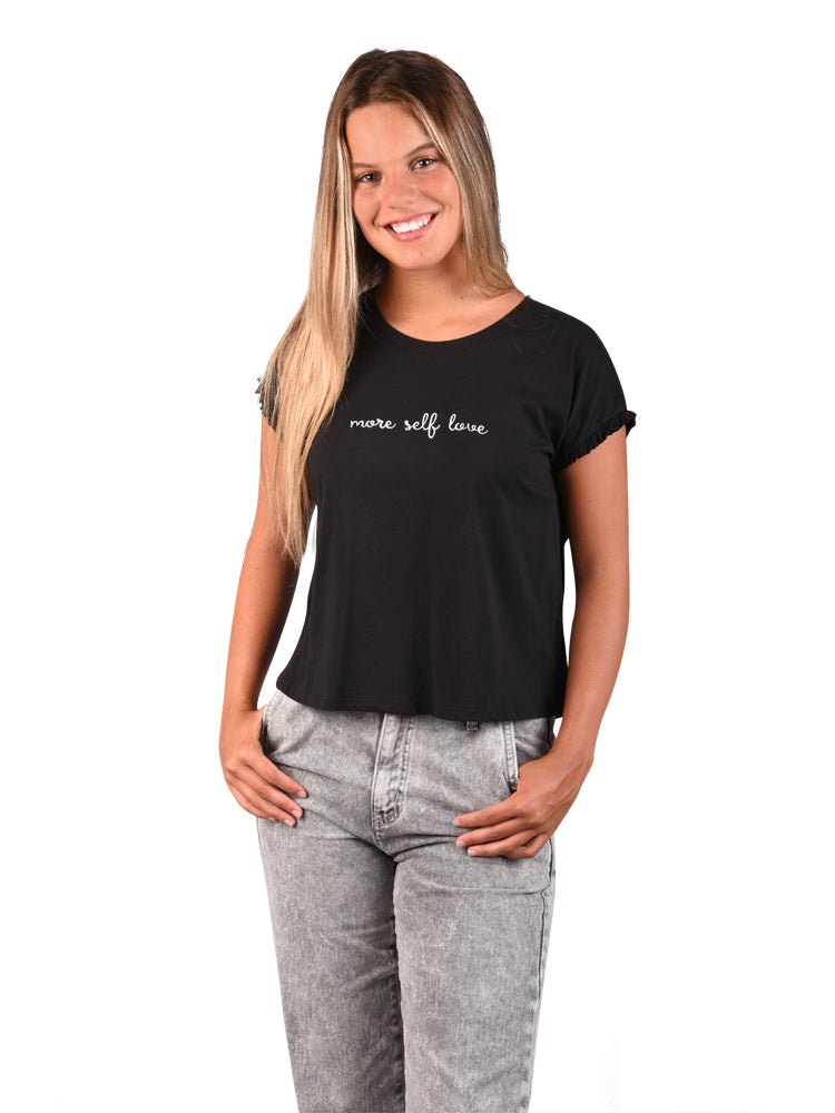 Polo para Mujer DVK T-SHIRT NOMI NEGRO
