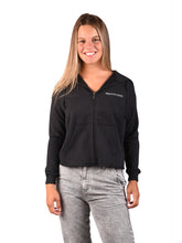 Cargar imagen en el visor de la galería, Polera para Mujer DVK FLEECE SANDRA NEGRO
