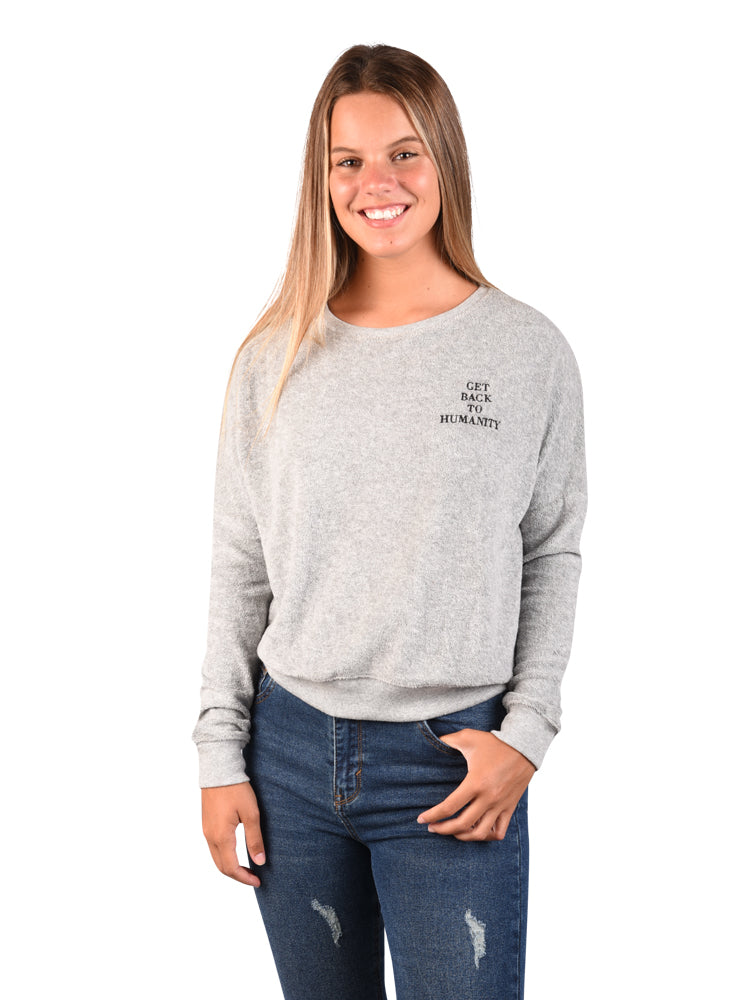 Polera para Mujer DVK SIN ZIP VEGA GRIS
