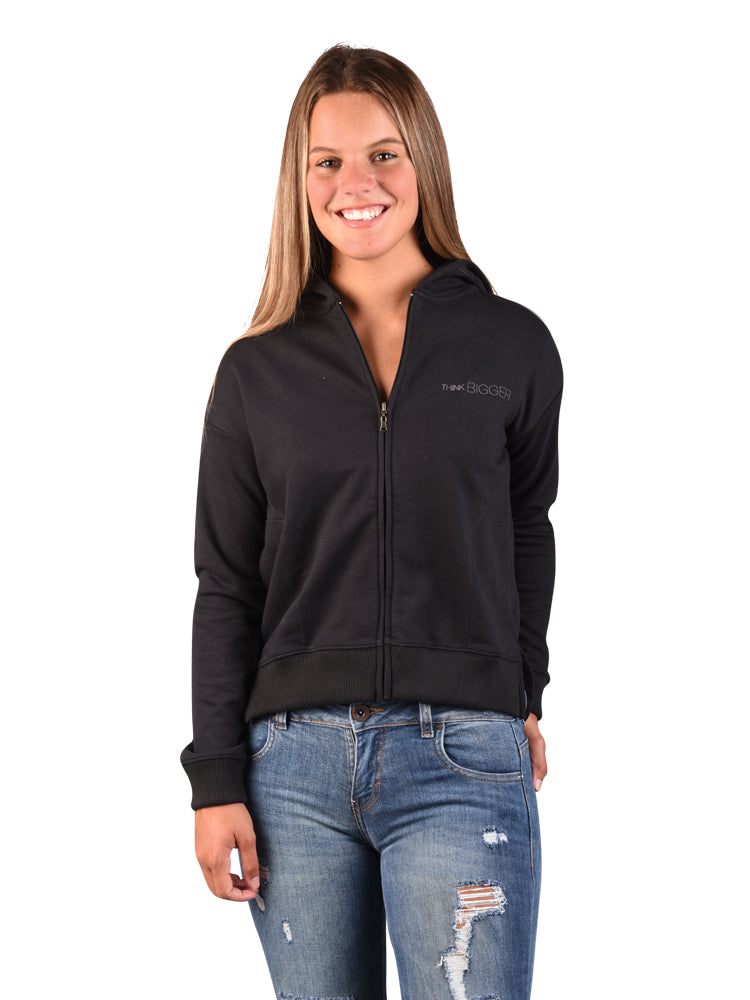 Polera para Mujer DVK FLEECE SABA NEGRO