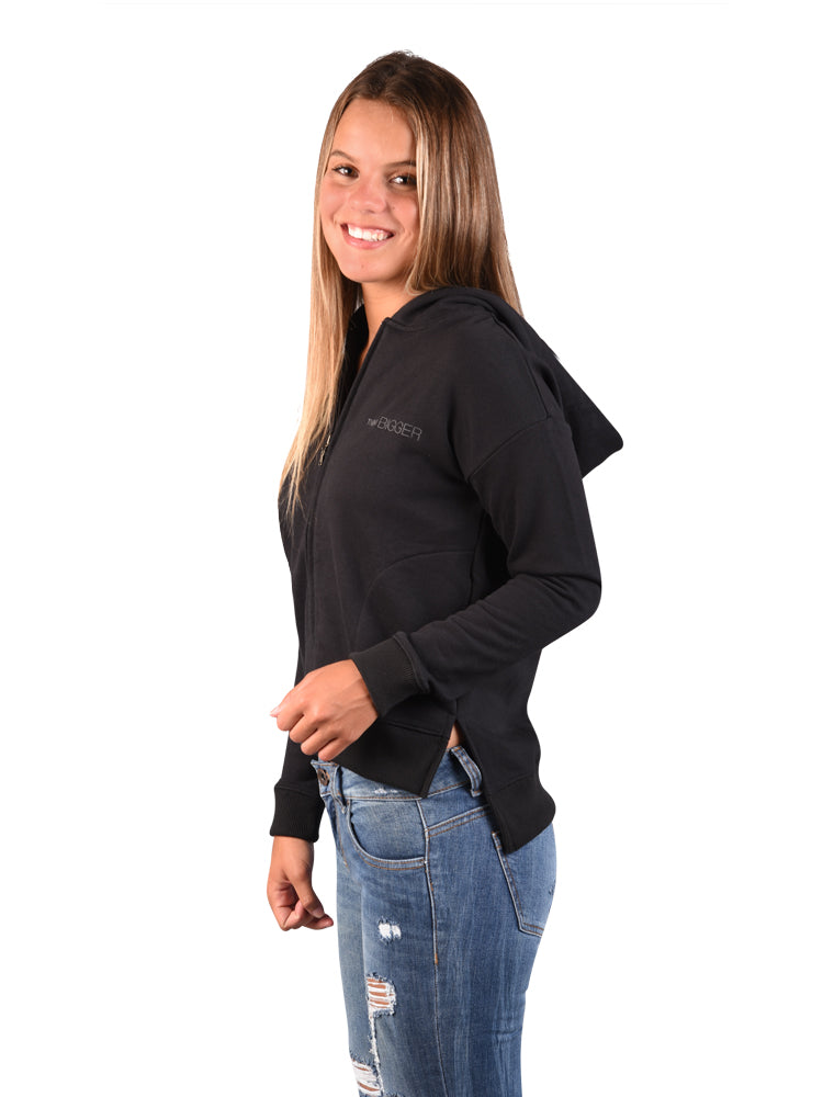 Polera para Mujer DVK FLEECE SABA NEGRO