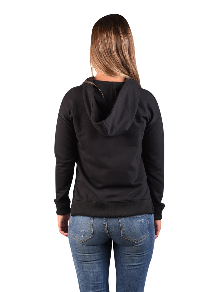 Polera para Mujer DVK FLEECE SABA NEGRO