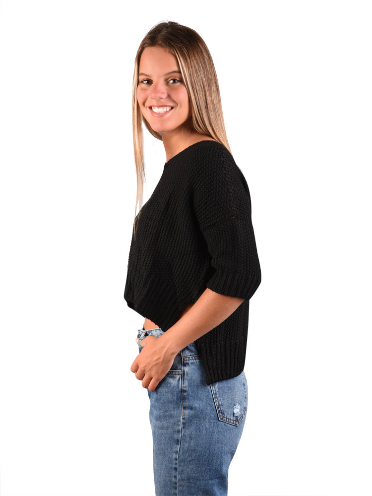 Chompa para Mujer DVK SWEATER HT ELA NEGRO