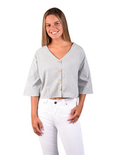Cargar imagen en el visor de la galería, Top para Mujer DVK TOP CAMPANA AZUL
