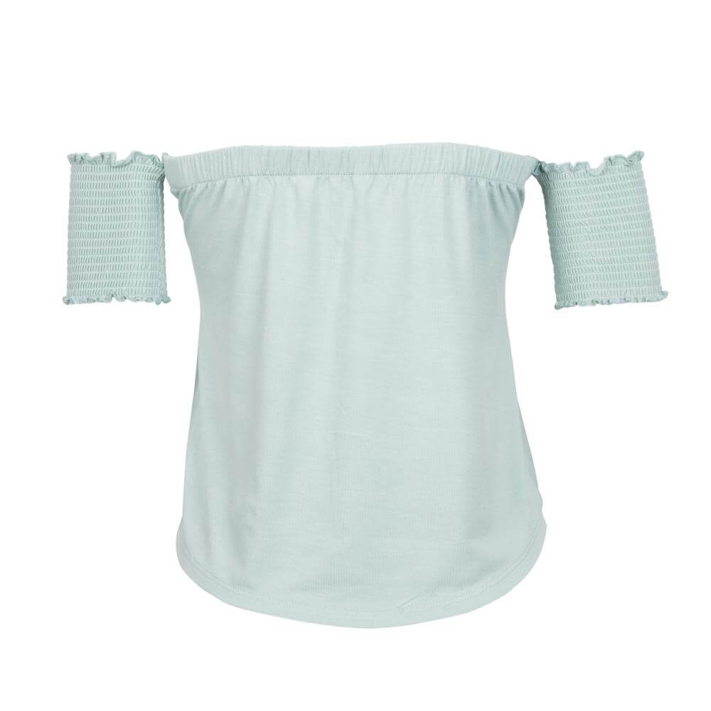 Top para Mujer DVK MANGA CORTA LAUREL CELESTE
