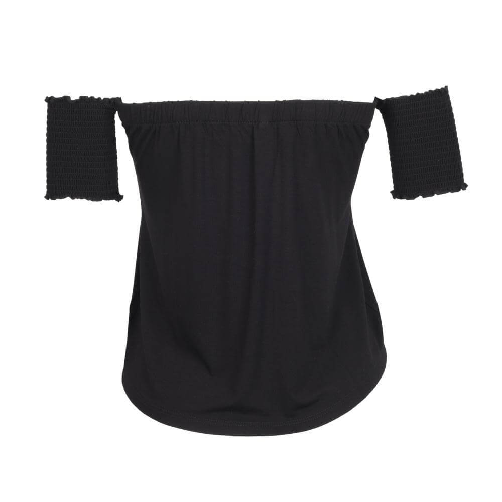 Top para Mujer DVK MANGA CORTA LAUREL NEGRO