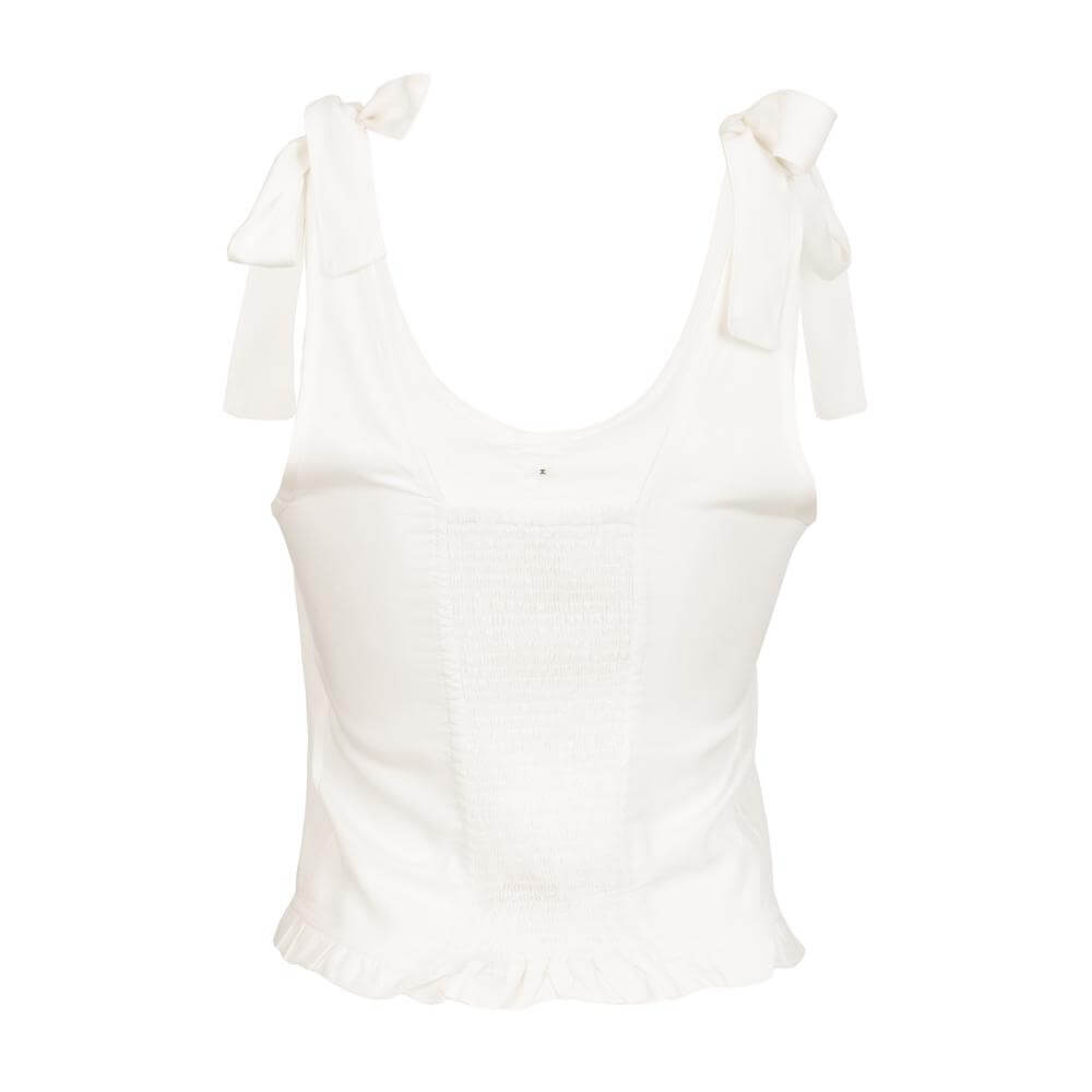 Blusa para Mujer DVK MANGA CORTA PETUNIA HUESO