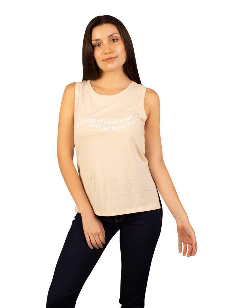 Tank para Mujer DVK CLASSIC ROSA BEIGE