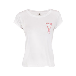 Polo para Mujer DVK T-SHIRT FLOR BL