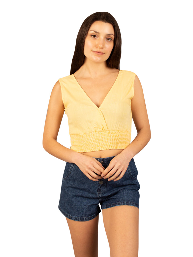 Camisa para Mujer DVK MANGA CERO GIRASOL YLW1