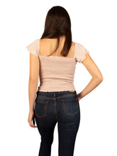Cargar imagen en el visor de la galería, Camisa para Mujer DVK MANGA CERO ARECA BEIGE
