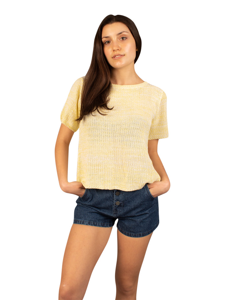 Chompa para Mujer DVK LIGHT BAMBOO YLW1
