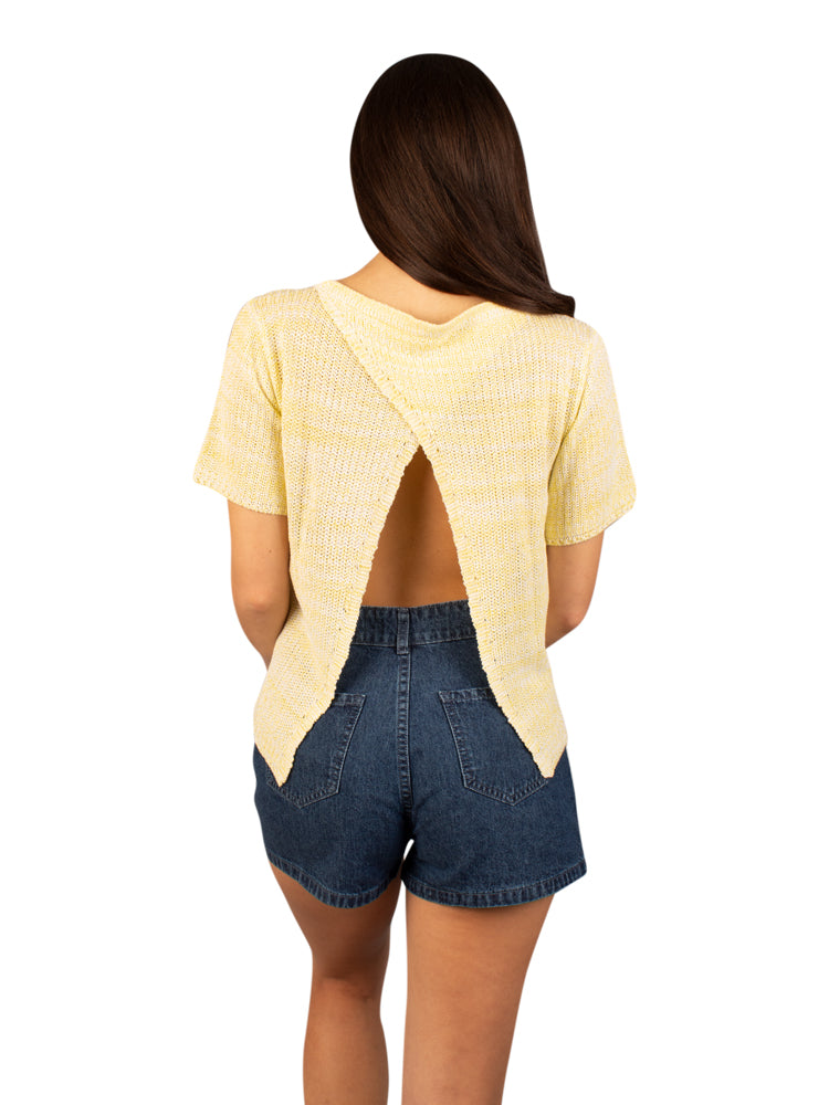 Chompa para Mujer DVK LIGHT BAMBOO YLW1