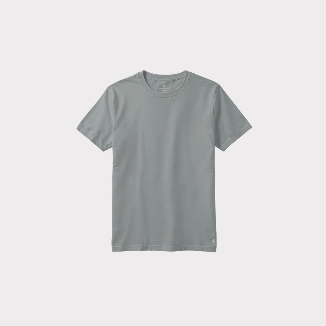 Polos DUNKELVOLK SIMPLE TEE 2 DK-00239 Gris