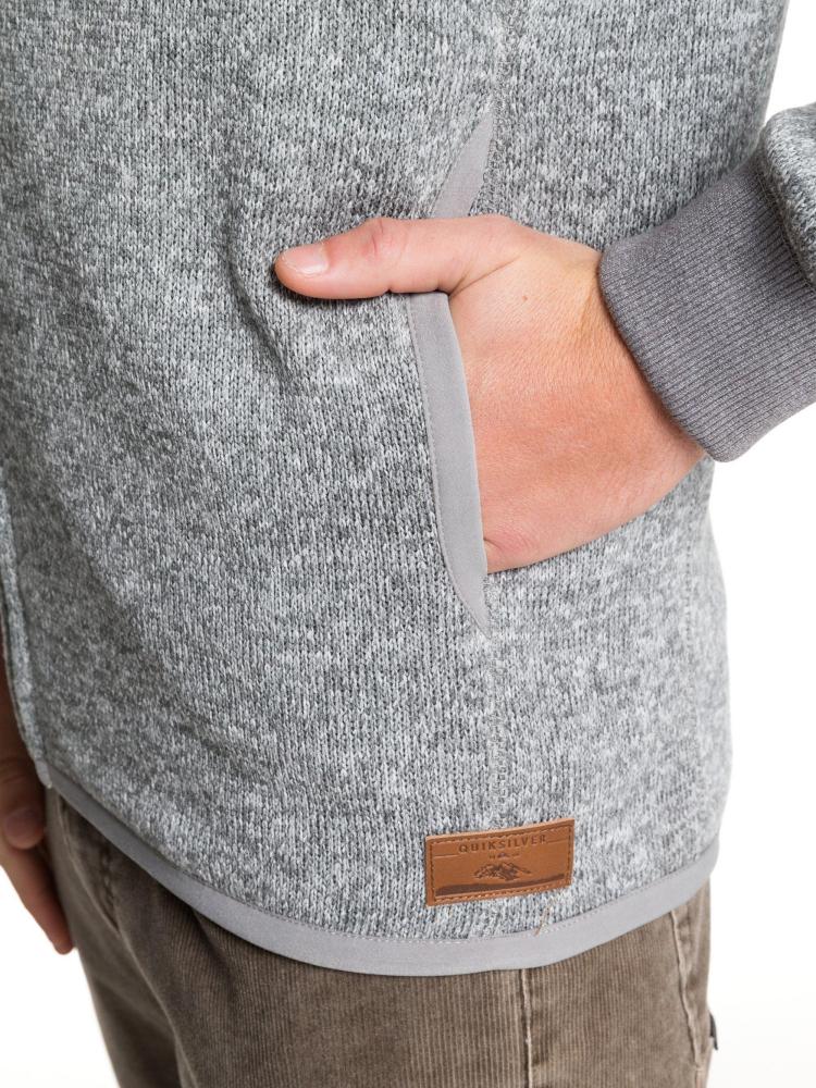 Polera para Hombre QUIKSILVER CON ZIP KELLER ZIP HOODED ZIP-UP KPVH