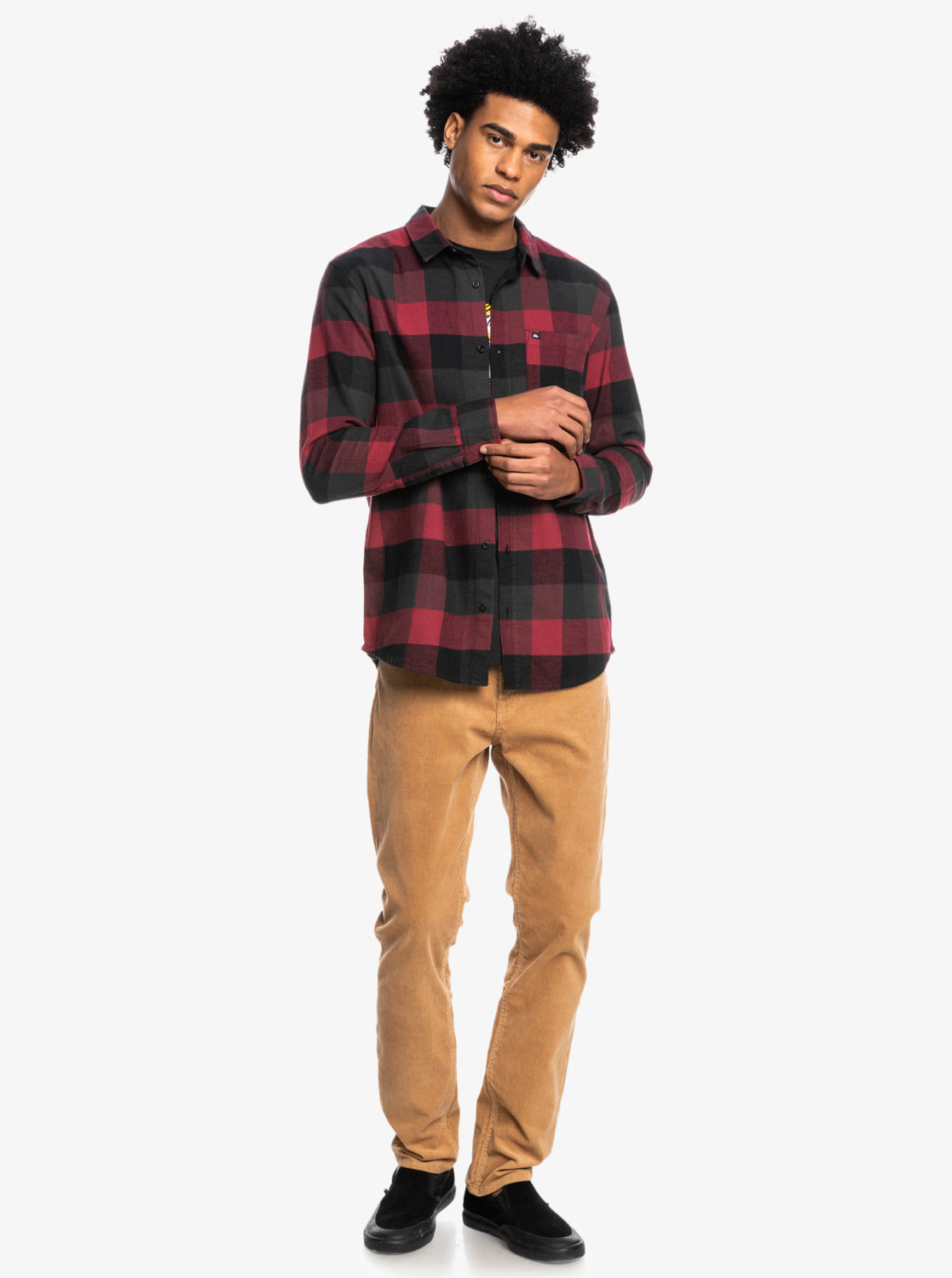 Camisa para Hombre QUIKSILVER SHIRT LS MOTHERFLY KVJ1
