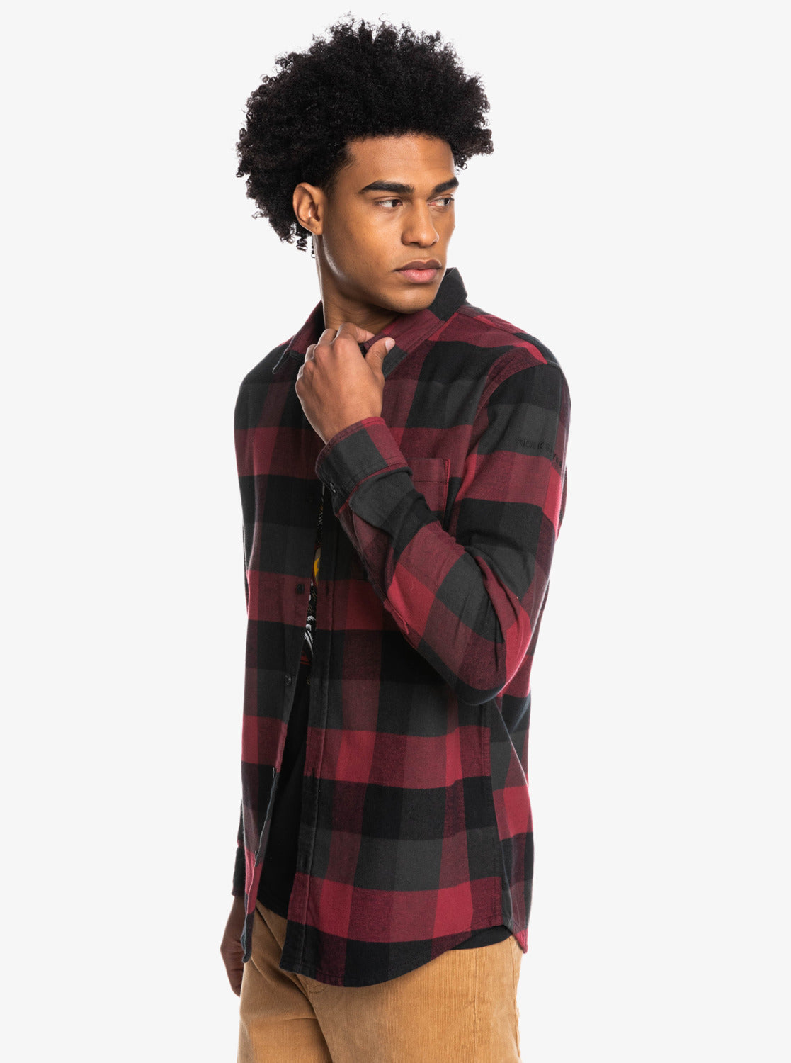 Camisa para Hombre QUIKSILVER SHIRT LS MOTHERFLY KVJ1