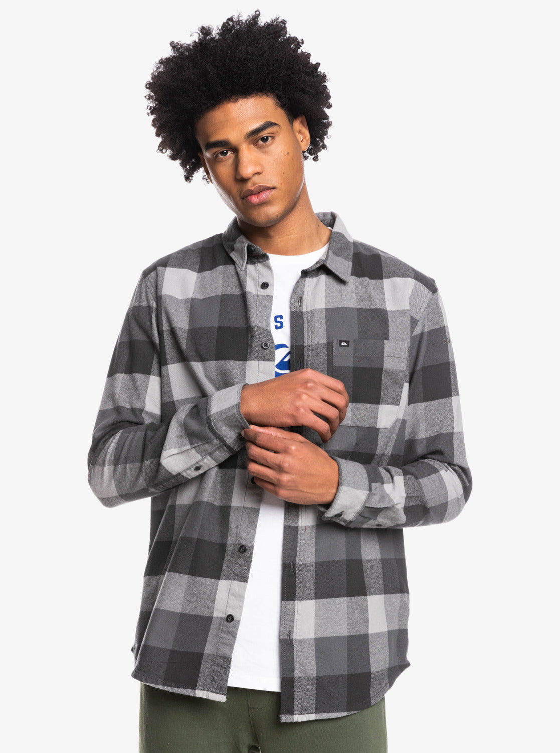 Camisa para Hombre QUIKSILVER SHIRT LS MOTHERFLY KZM2