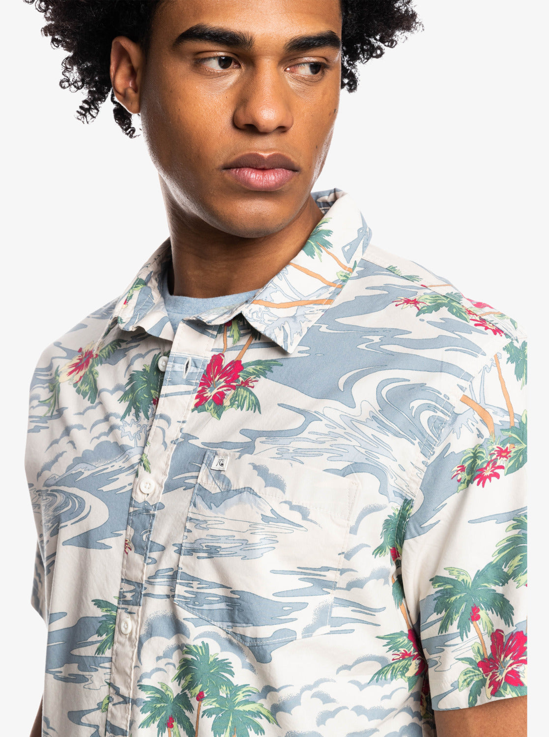 Camisa para Hombre QUIKSILVER SHIRT SS CLOUDNINE WDW7