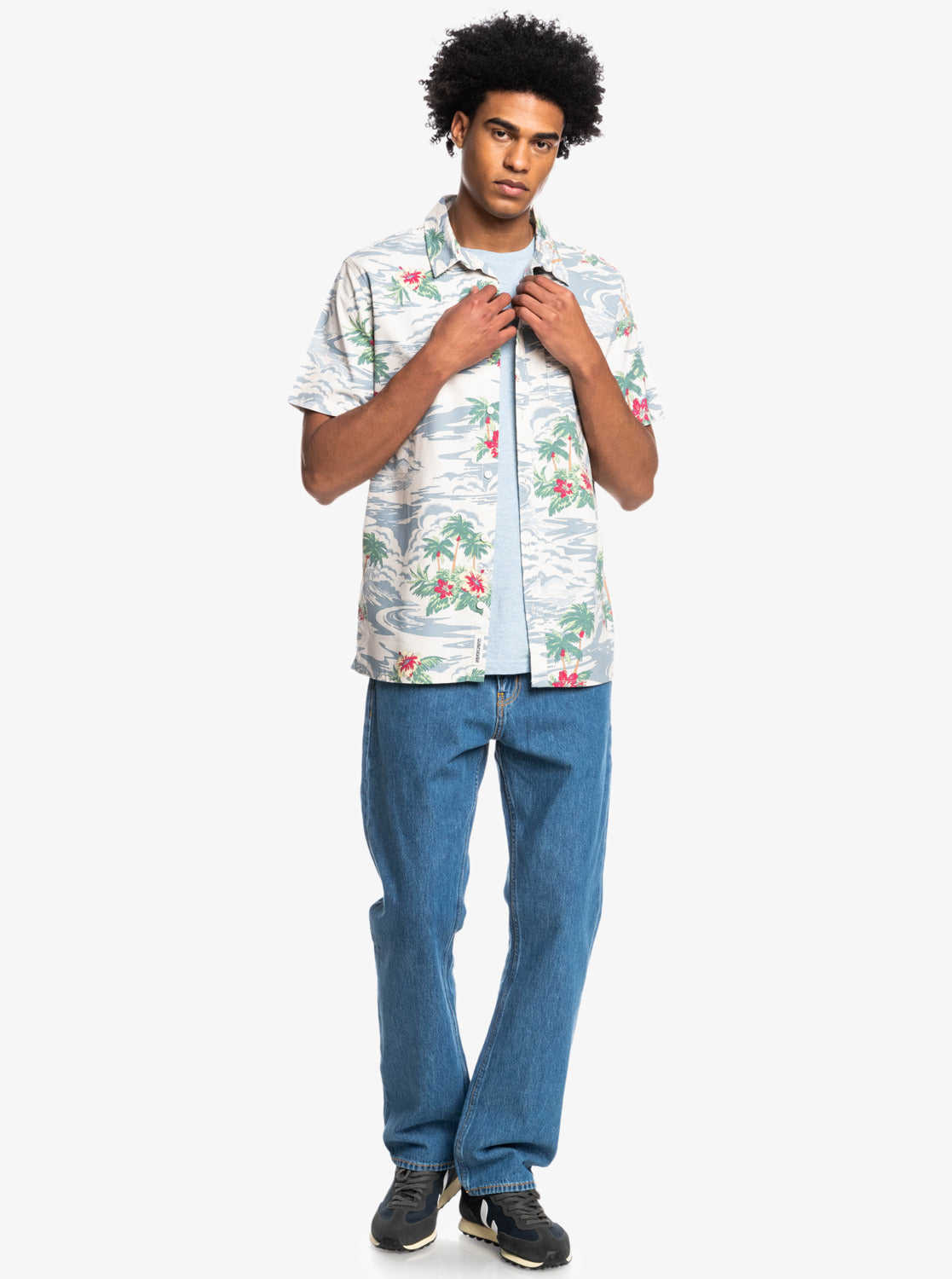 Camisa para Hombre QUIKSILVER SHIRT SS CLOUDNINE WDW7