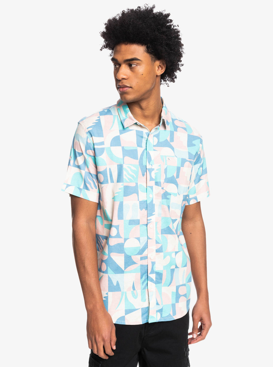 Camisa para Hombre QUIKSILVER SHIRT SS GEO PARADISE WDW9