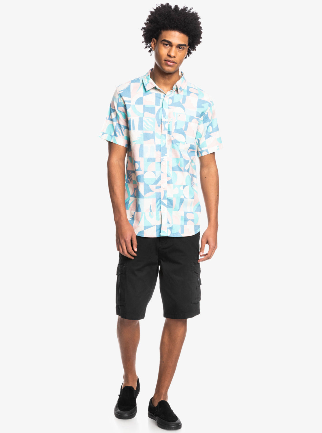 Camisa para Hombre QUIKSILVER SHIRT SS GEO PARADISE WDW9