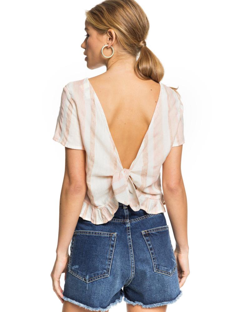 Top para Mujer ROXY TOP SS GHOST AWAY - OPEN TIE-BACK TFM3