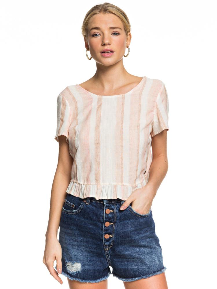 Top para Mujer ROXY TOP SS GHOST AWAY - OPEN TIE-BACK TFM3