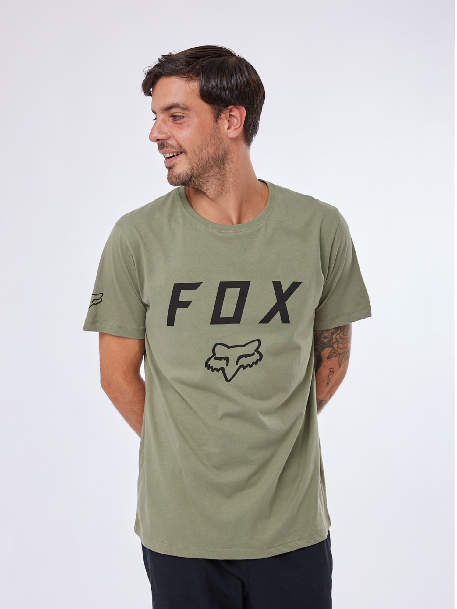 Polo para Hombre FOX CLASSIC LEGACY MOTH SS OLIGRN