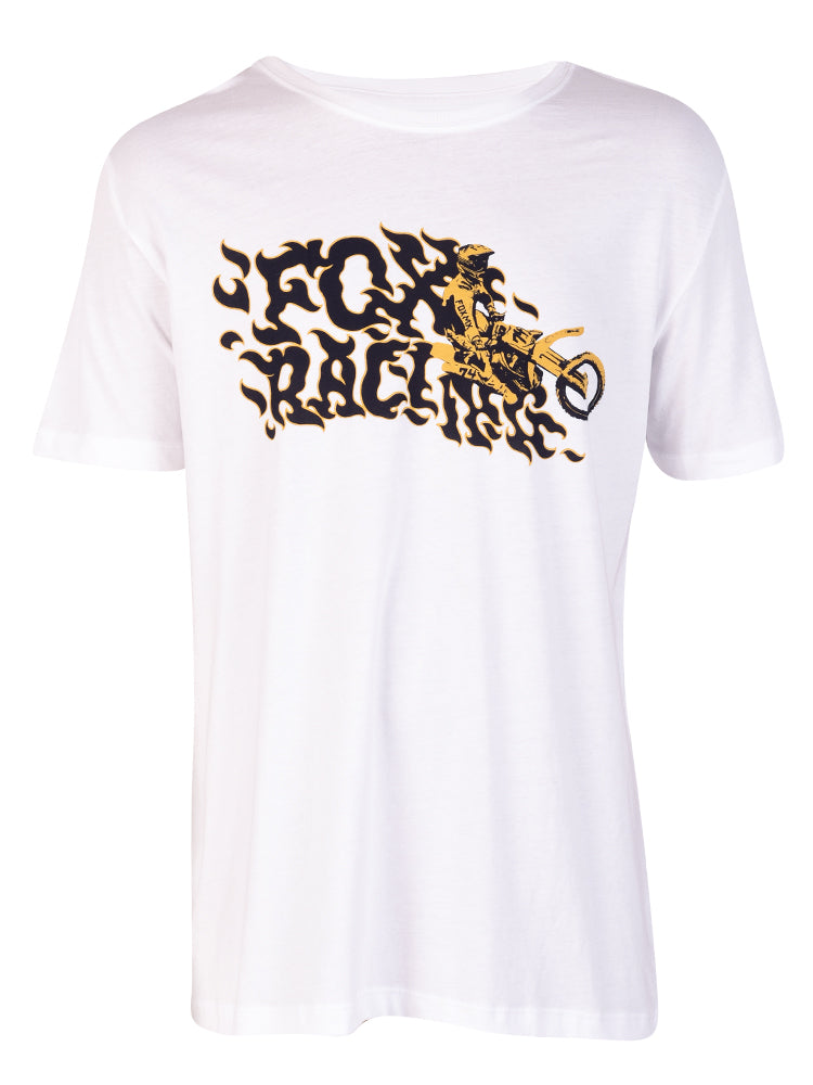 Polo para Hombre FOX CLASSIC BURNOUT SS OPTWHT