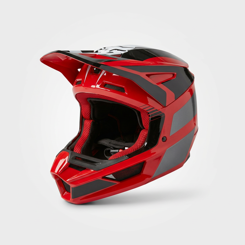 CASCO para HOMBRE FOX Rojo y Negro