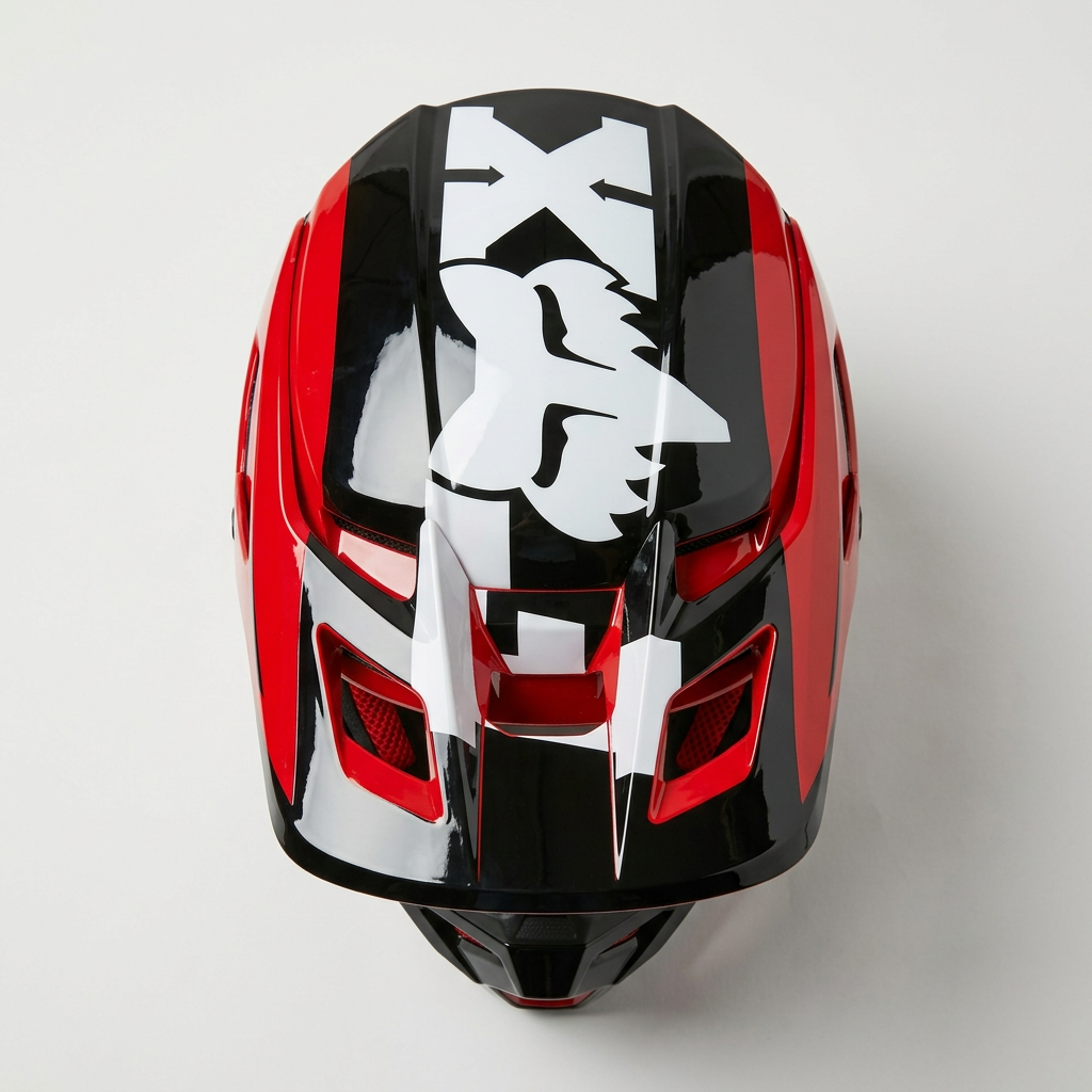 CASCO para HOMBRE FOX Rojo y Negro
