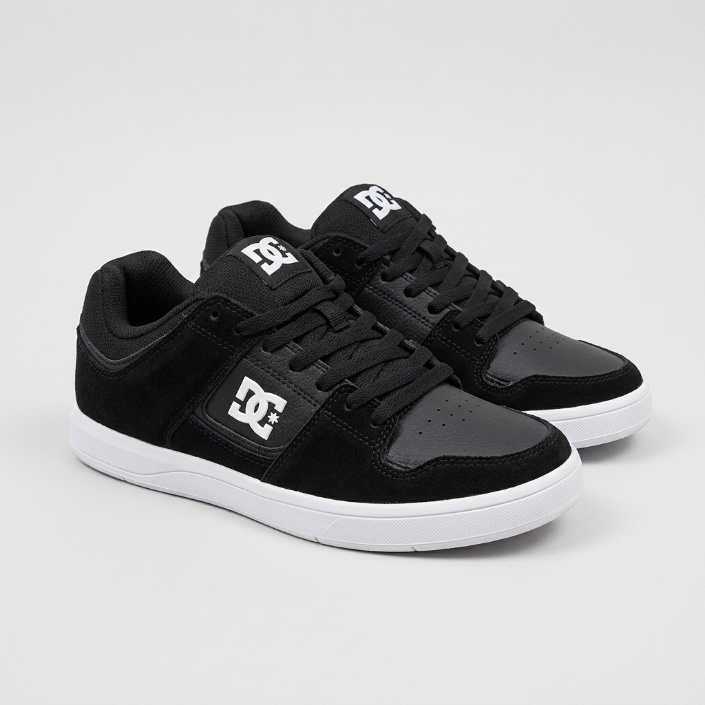 Zapatillas para Niño DC SHOES CURE Negro y Blanco